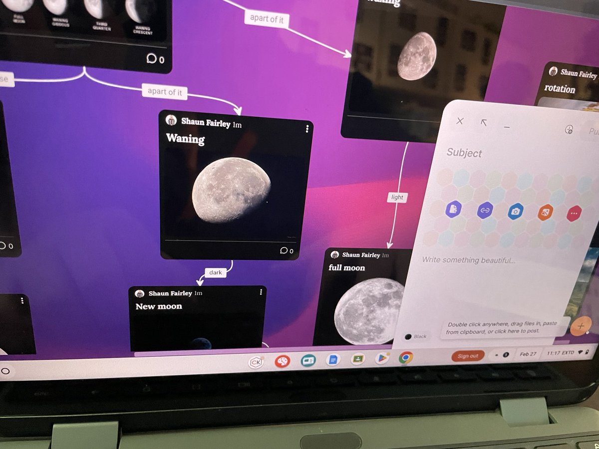 Using <a href="/padlet/">Padlet</a> to #mindmap and make #connections in our learning! 

#learning #evaluate #AItools #learningdesign #learninganddevelopment