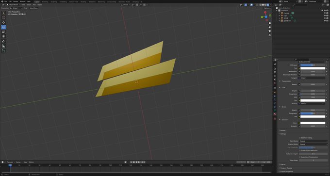 Blender is very difficult. I could not make curves.  Blenderはとても難しい。 曲線を作ることができなかった。  #Blender https://t<a href="/tag/blender"class="tags"><span>#blender</span></a>