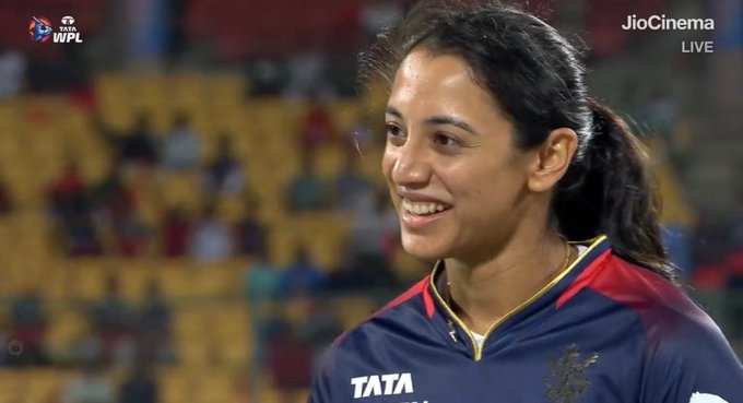 Sintex six of the match 

A great captaincy ,batting and whole team support by queen of wpl queendom and mainly RCB smriti mandhana 

All fan support amazing and only in chinnaswamy 
#smriti_mandhana 
#smritimandhana 
#wpl
#RCBvGG  
#queen