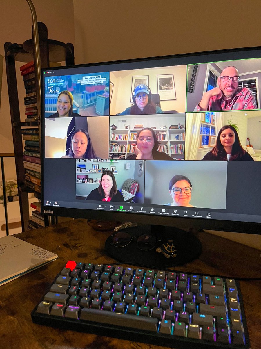 Week 3 of CASA training! One of our volunteers joined us last night for a Q&amp;A on the ins and outs of being a CASA. From working with foster youth to meeting with caregivers, getting to know case workers, writing reports for our judges, and more—our volunteers are changing lives💙