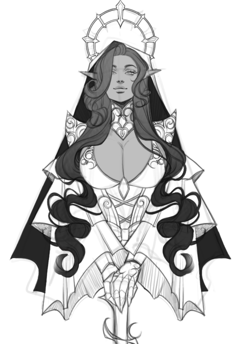 thecoffeekats's tweet photo. Slowly Nearing completion 🧚‍♀️💗 #WIP #dndart https://t.co/mucx9GSiOe