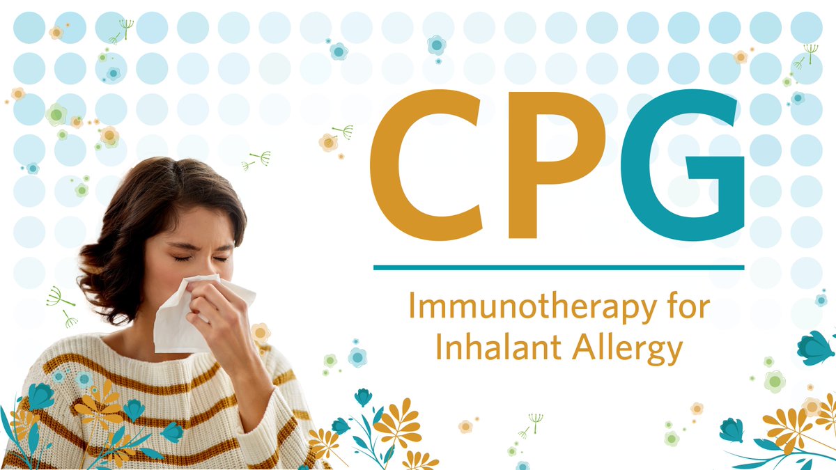 Clinical Practice Guideline: Immunotherapy for Inhalant Allergy, published in #OTOJournal offers 12 evidenced-based Key Action Statements to guide clinicians in treating patients experiencing symptoms from #inhalant #allergies with #immunotherapy. …-hnsfjournals.onlinelibrary.wiley.com/toc/10976817/2…