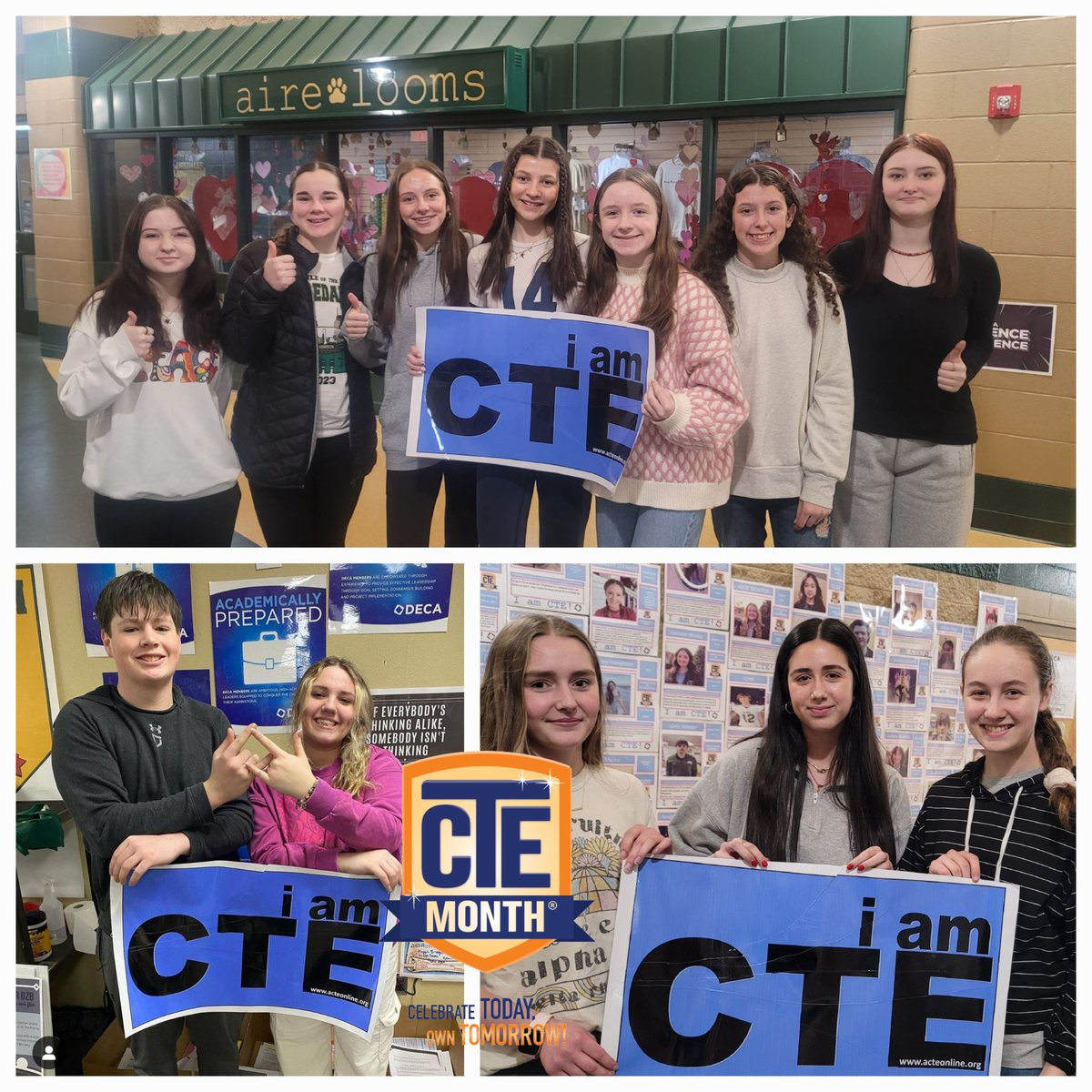 AlmaDECA's tweet photo. Join us in celebrating #CTEMonth.
#CTEclasses
#IamCTE
#skillsmatter
@ArkansasDECA @AlmaSchools @DECAInc ๐ท๏ธ https://t.co/Tvn2nBVv8K