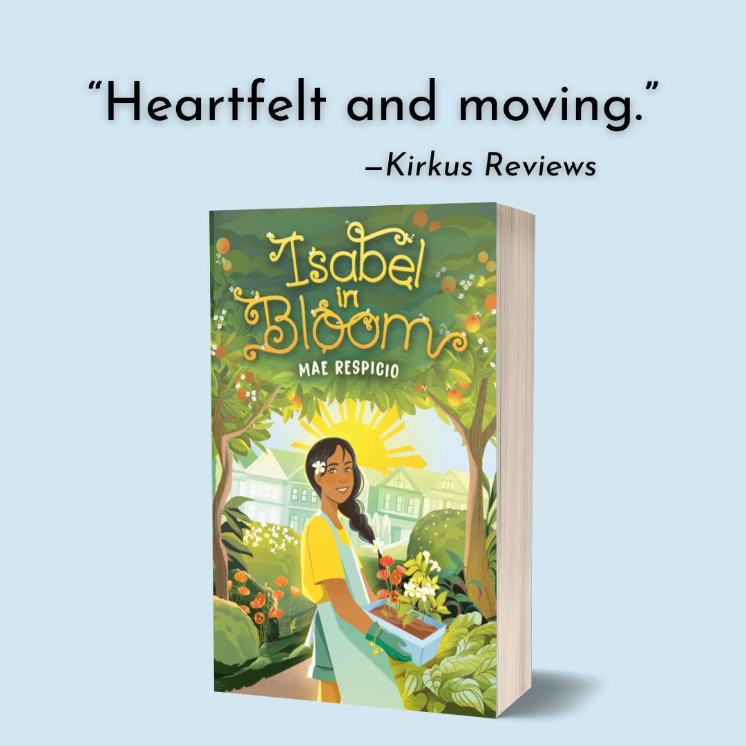 This just in! 😭 ISABEL IN BLOOM is nearly a month out! I'd be SO appreciative of your pre-orders, which truly give the message to gatekeepers (publishers, booksellers, etc.) that you want diverse, meaningful stories like this on shelves. Link below.🙏🌸 #IsabelInBloom #OutApril9