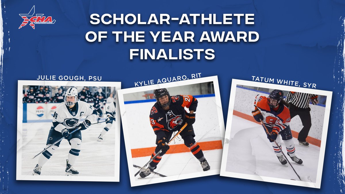 CHAWomensHockey's tweet photo. Scholar-Athlete of the Year Award Finalists

📰: https://t.co/zwviDyQiNv

@PennStateWHKY @RITWHKY @CuseIce https://t.co/ByF0EiMUw7