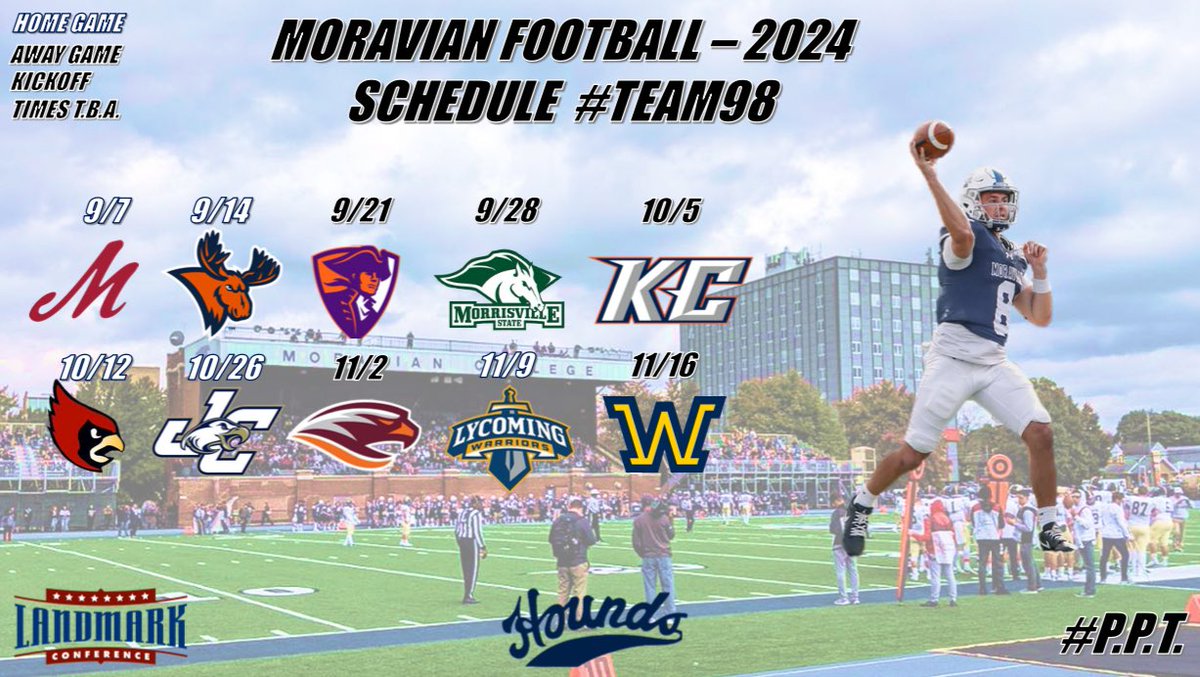 ⏳⏳⏳ - #Team98 2024 Schedule! #HoundEm #PPT #OurWay