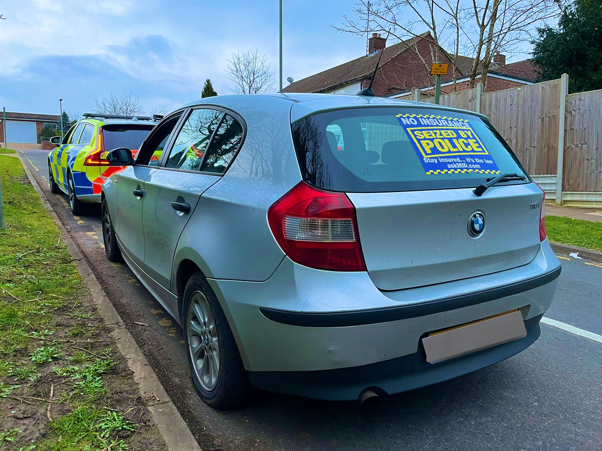 RP21 - Hitchin, Hertfordshire Thanks to @OpTutelage vehicle stopped and quickly confirmed no insurance held. The driver was also driving on a provisional licence only, unaccompanied and had a tyre as flat as a pancake… Driver reported and vehicle seized 406653 400460