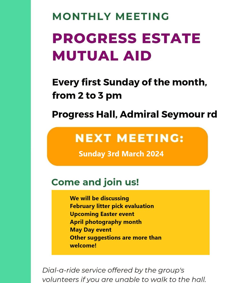 ProgressMutual's tweet photo. Our next meeting is happening on Sunday. All #Eltham #ProgressEstate residents welcome https://t.co/2usojmJ0Lm