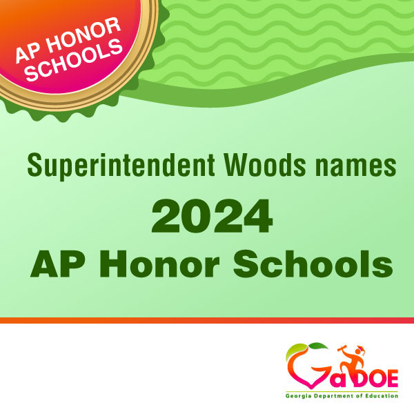 Today, State School Superintendent Richard Woods named 276 Advanced Placement (AP) Honor Schools from 99 school districts for 2024.

“I extend my heartfelt congratulations to the 2024 AP Honor Schools,” Superintendent Woods said. 

More: madmimi.com/p/7d52f81