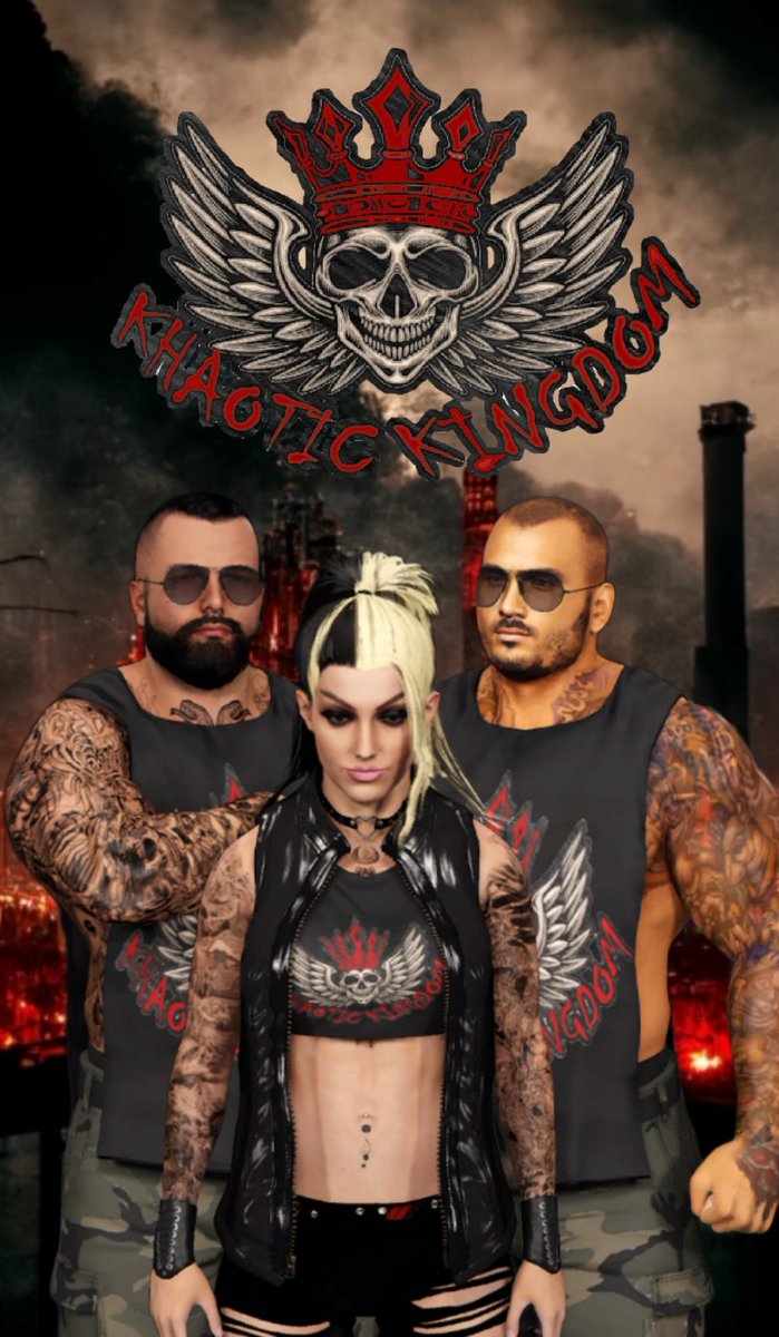 Khaotic Kingdom Tag Team Welcome In Briggs and Barrett Manger Roxy Blade Made Exclusive By @EternalRiot2K And Will Be Added To 2k24