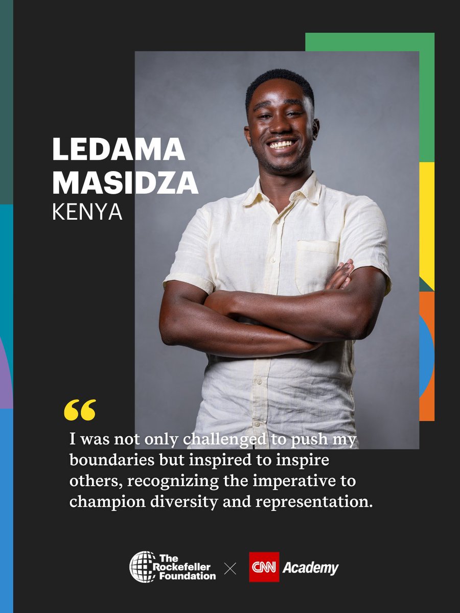 Ledama Masidza (@l3dama) is an extraordinary climate storyteller as part of #CNNacademy. An emerging Kenyan leader in marine conservation and community empowerment, he is fueled by an unwavering love for the ocean. rockefellerfoundation.org/cnn-academy/?u…