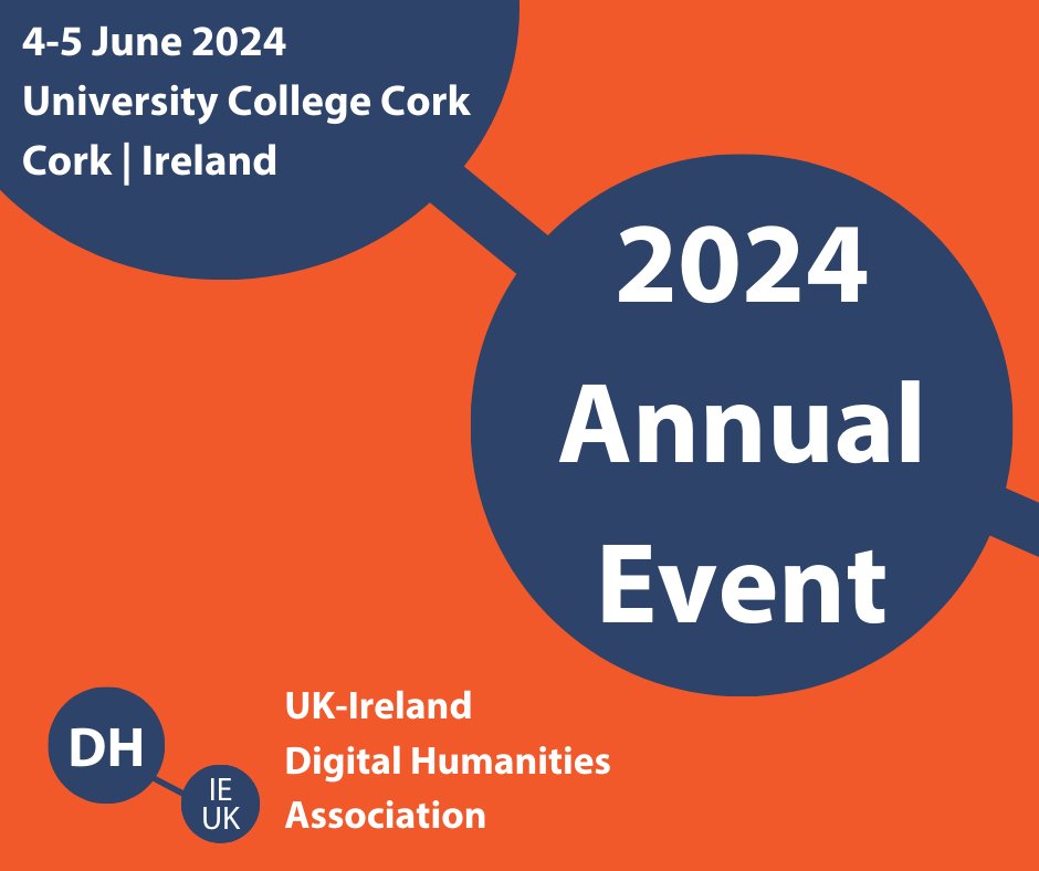 We've extended the deadline for the CFP for the Annual Event. You now have until Friday 8 March to submit your proposal. We're looking forward to reading it! English: digitalhumanities-uk-ie.org/2024-annual-ev… Gaeilge: digitalhumanities-uk-ie.org/2024-annual-ev… @IrishResearch @ahrcpress @UCC #DH