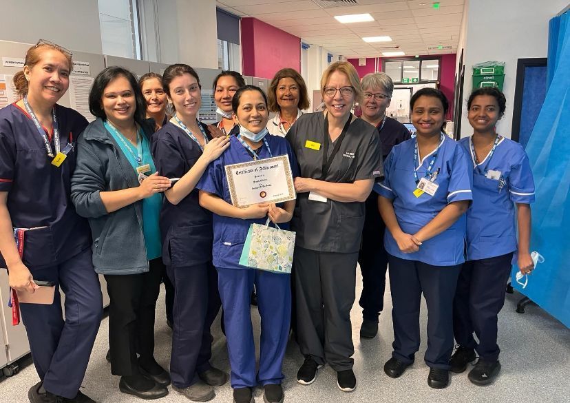 Fantastic job, Nurse Pramila! Our new Employee of the Season at #SouthendICU We are incredibly fortunate to have you in our team.
