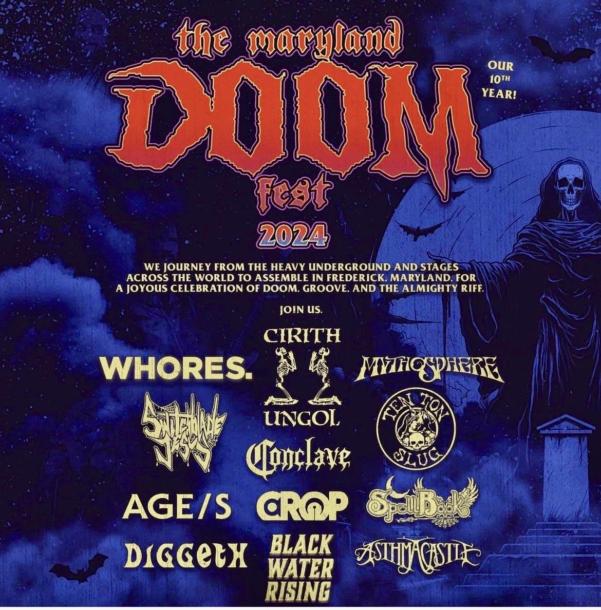 #DoomMetal #StonerRock #4daysofdoom #TuneDownPlaySlow #HeavyMusic #Mddf #Doom #MarylandDoomFest #Riffage #HeavyMetal #PlayItHeavyPlayItSlow