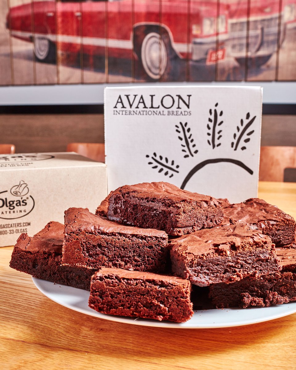 Brownies by Avalon Bakery at Olga's... representing Michigan 💪