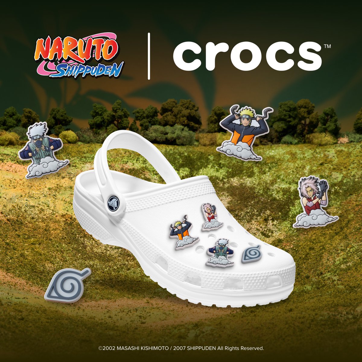 Naruto Shippuden Classic Clogs now available for anime fans everywhere - now at Journeys. #crocs #naruto #journeysGRWM