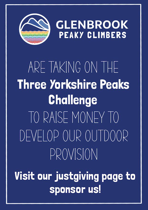 Below is a link to our JustGiving page if you would like to sponsor us - all donations welcome! 

We would also appreciate it if could share this far and wide so we can raise as much money as possible.  

Thank you, 

Glenbrook’s Peaky Climbers

justgiving.com/crowdfunding/G…
