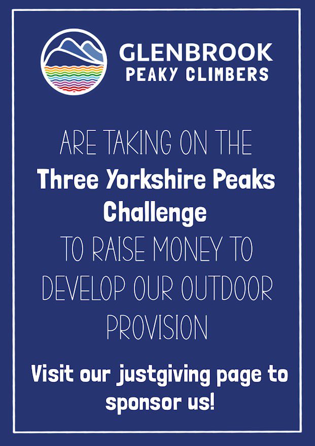 Below is a link to our JustGiving page if you would like to sponsor us - all donations welcome! We would also appreciate it if could share this far and wide so we can raise as much money as possible. Thank you, Glenbrook’s Peaky Climbers justgiving.com/crowdfunding/G…