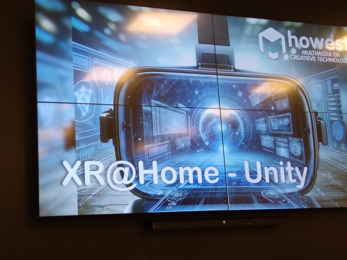 WardDeM's tweet image. Microdegree xr developer. Day 1. 
#howest #xr