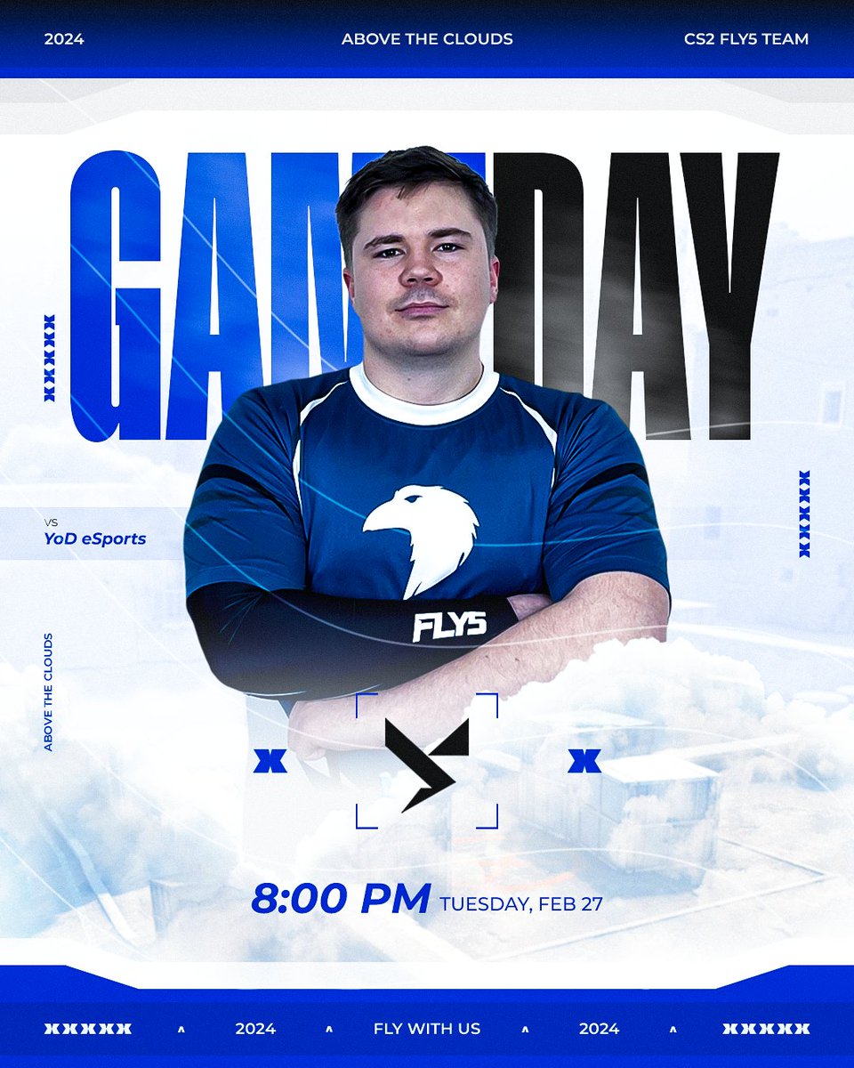 fly5esports's tweet image. CS team is geared up to take on @YoDeSports in the ESEA Intermediate competition tonight at 8 PM!💥

#FLY5 | #AboveTheClouds