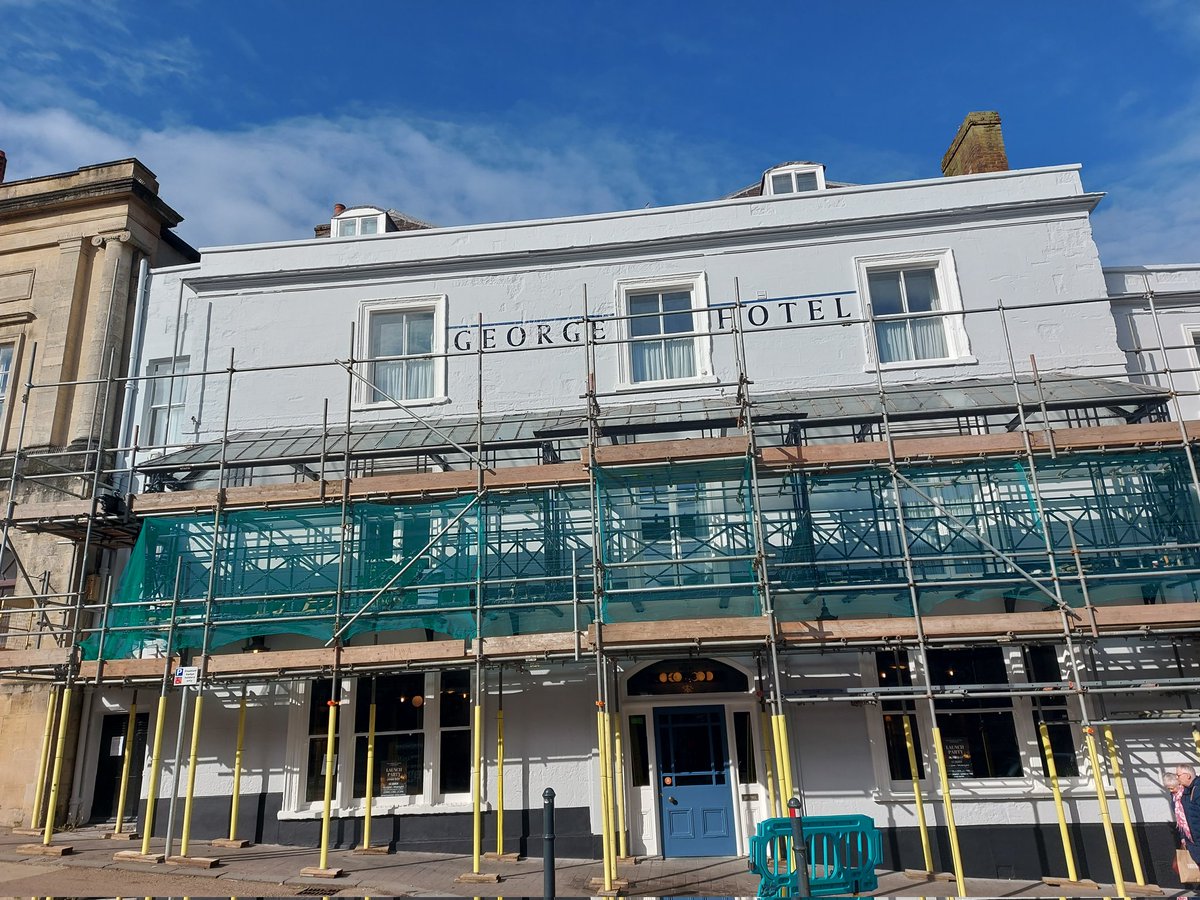 Get ready for the great big George Hotel  reveal. Opening March 1. The heart of Frome #nubit#frome
