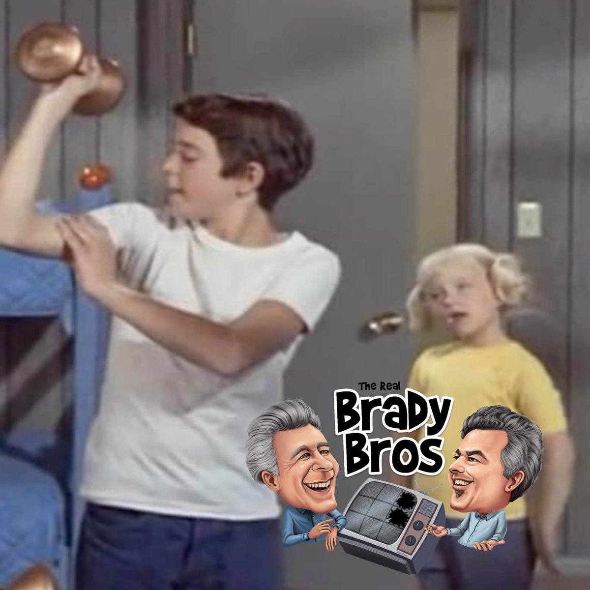 Listen to 'Eenie Meenie Mommy Daddy part 1 ' here apple.co/3IF7y4X. ⁠ Follow the podcast on Facebook @The Real Brady Bros⁠ ⁠ #PeterBrady #porkchopsandapplesauce #thebradybunch #realbradybros #therealbradybros #GregBrady #BarryWilliams