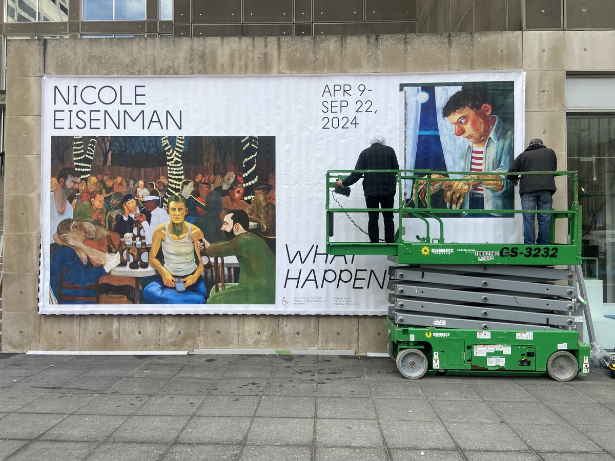 Our new Plaza banners are up! Nicole Eisenman confronts the most pressing crises of our time, examining significant contemporary moments with a style and vision that is entirely her own. “Nicole Eisenman: What Happened” opens on April 6. Tap the link for more info.