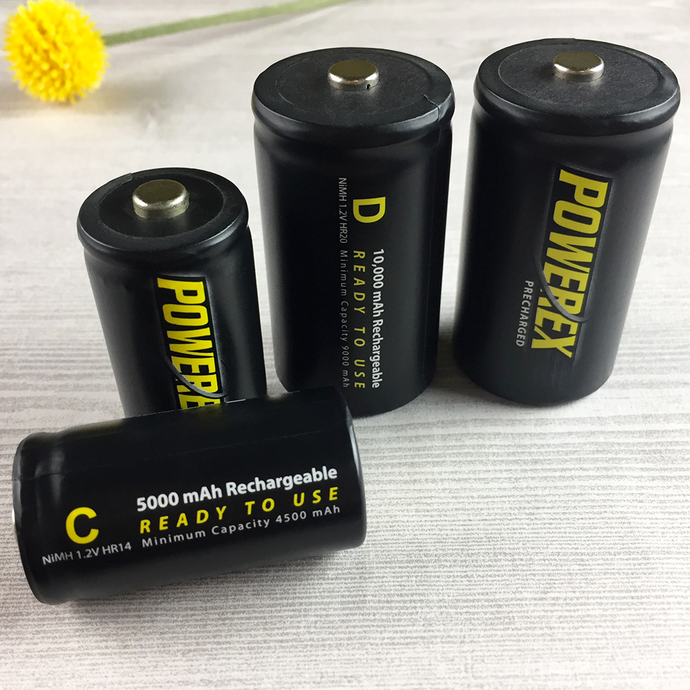 Heavy duty devices require heavy duty batteries, use #Powerex Precharged C & D batteries. The Powerex C have a 5,000mAh capacity & the Powerex D have a 10,000mAh capacity. They're rechargeable up to 1000 times, which saves money & reduces battery waste! mahaenergy.com/powerex-precha…
