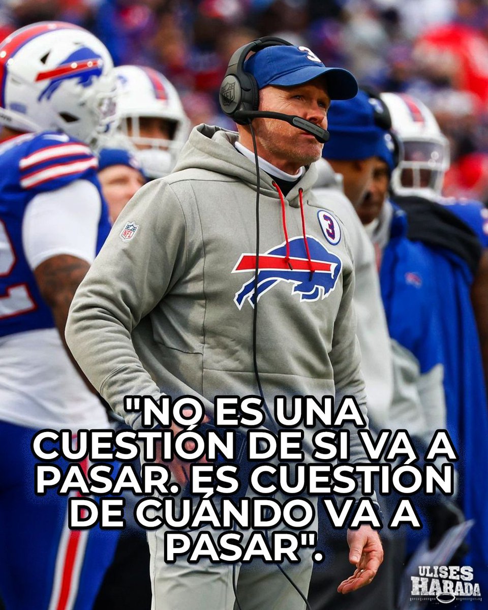 Sean McDermott confía en que los Bills ganarán el Super Bowl.  

¿Ustedes le creen? 🙃