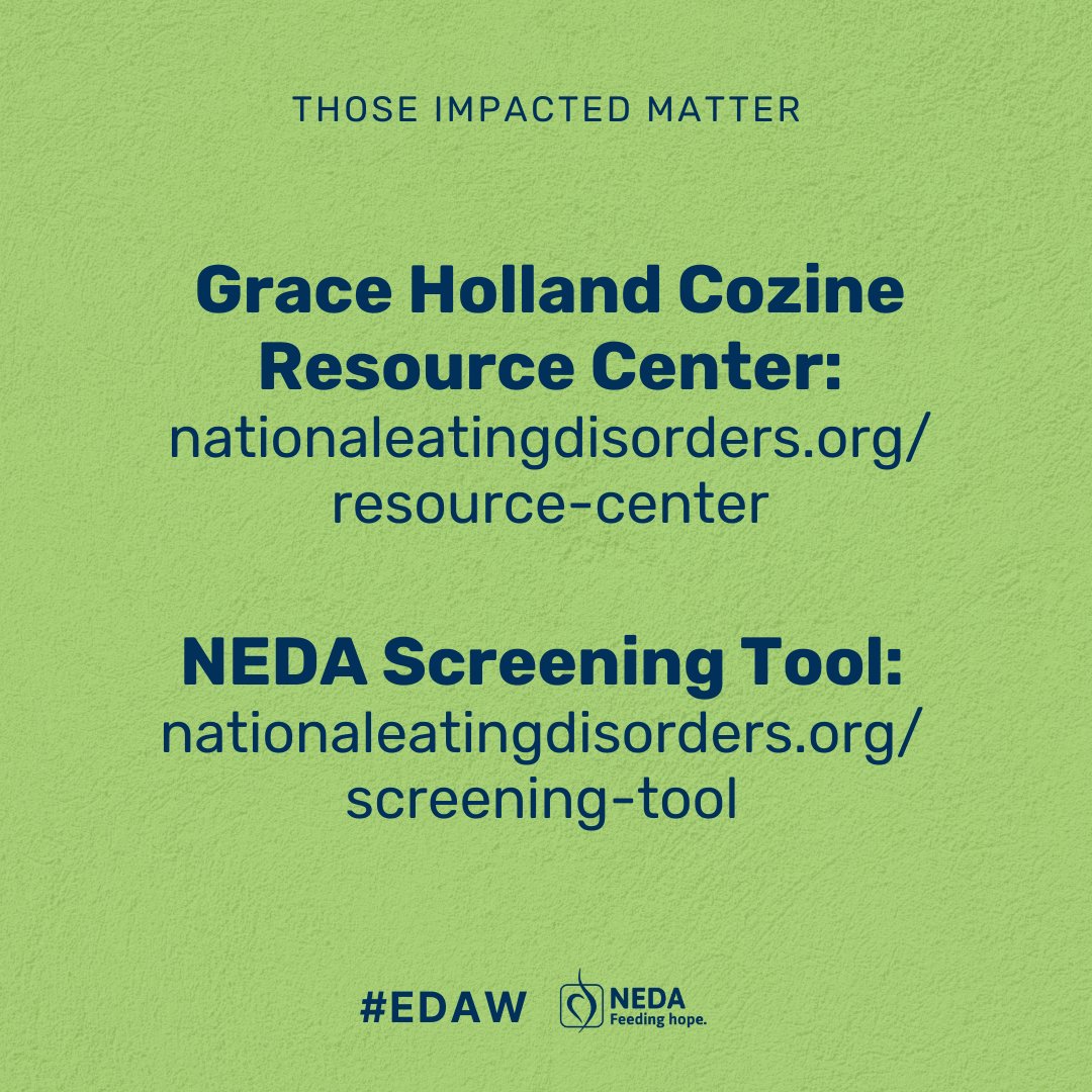 Lucas Kraft's blog sheds light on the experiences of men with eating disorders, reminding us that 'those impacted matter.' 💙 Dive into the full read and join the conversation: bit.ly/49rqlOY

#EDAW #edawareness #EatingDisordersAwarenessWeek