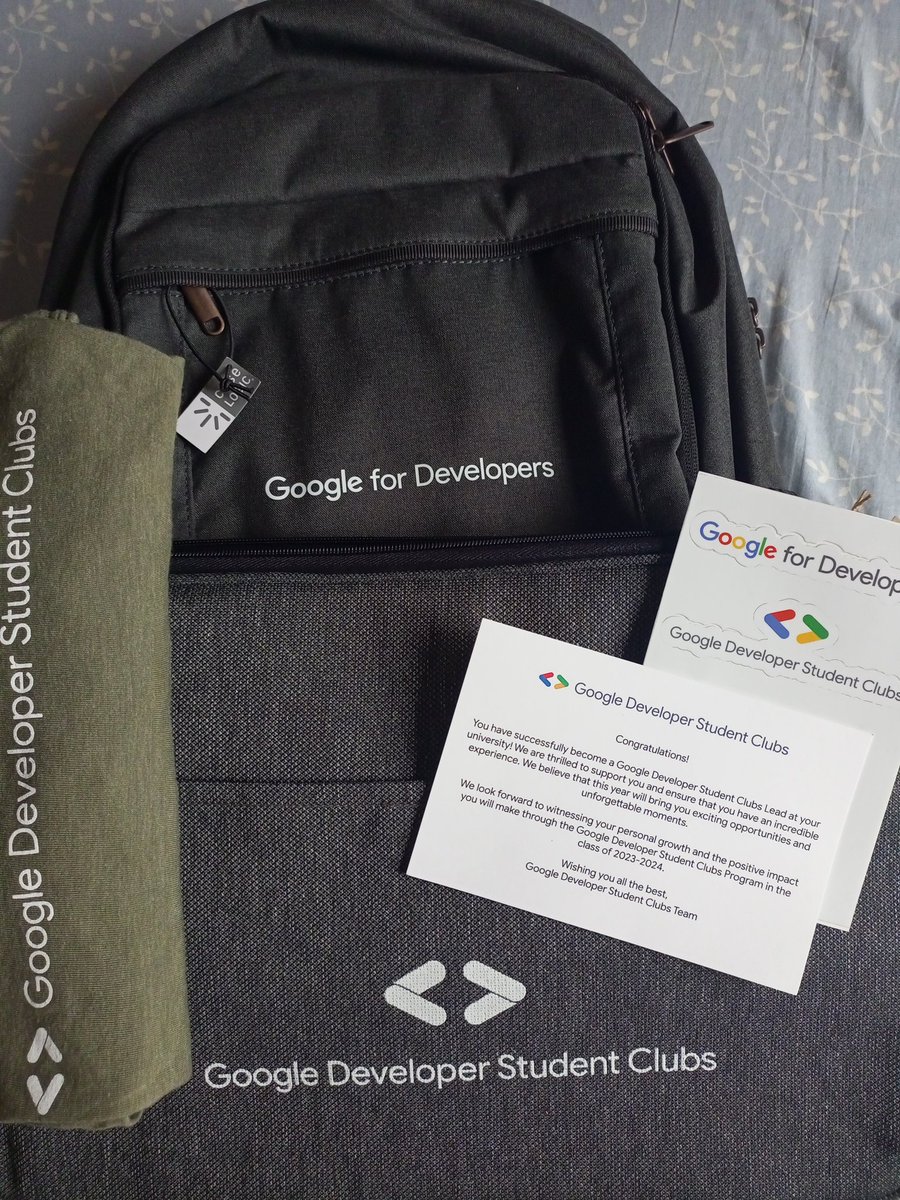 Yusufhalim8's tweet image. I guess it goes without saying that it&apos;s better late than never🎉. Almost totally forgot to share here my thanks to Google for the recognition through the swags✨💯. It&apos;s been a rough but eventful tenure and more yet to come🔥
 #google #gdsckdu #googledevelopersstudentclub