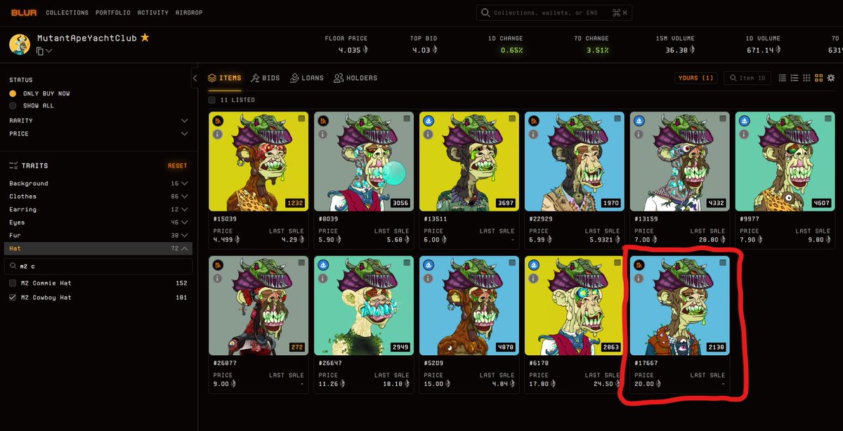 Selling my #Mutant to buy more @Cbcreepz 🕯🦎

It's sad to break up my #BAYC and #MAYC, but I have my reasons.

I hope this appeases the <a href="/Overlord_xyz/">Overlord</a>.