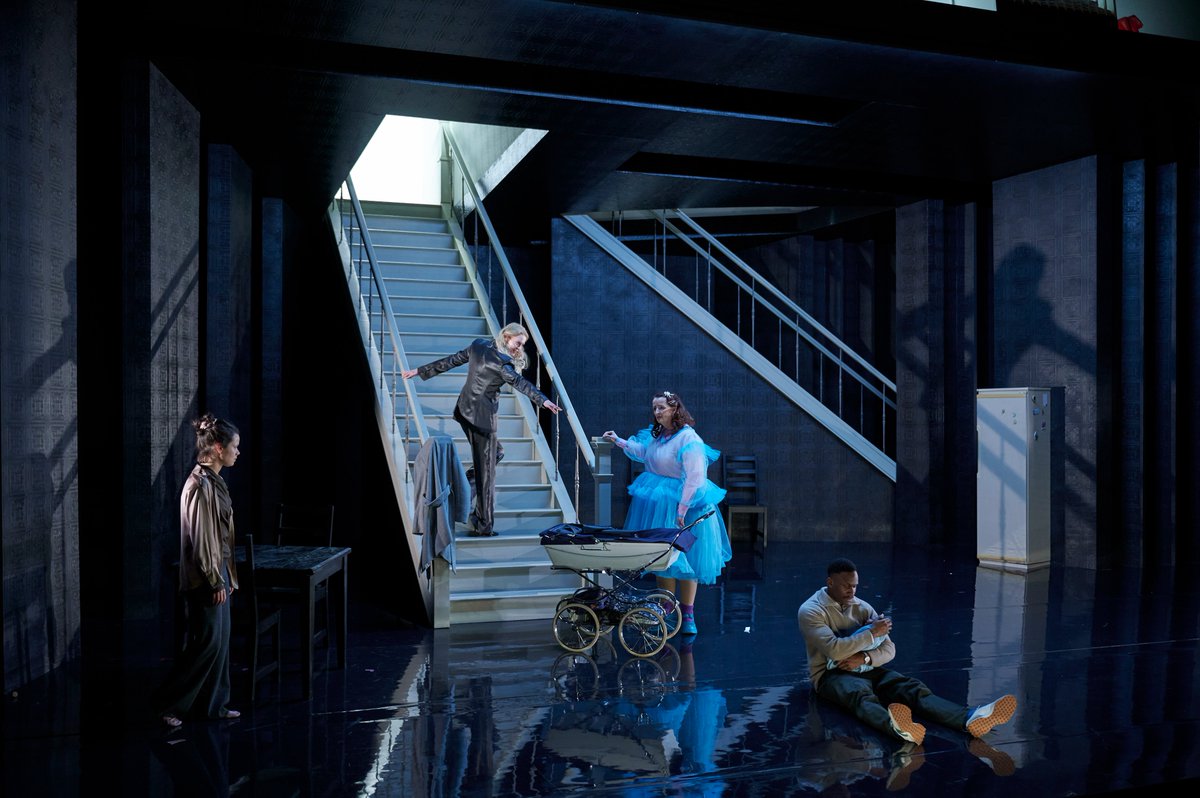 #AudreyOrSorrow, Marina Carr’s new play, premieres on the Abbey stage tomorrow 🤍
A <a href="/LandmarkIreland/">Landmark Productions</a> and <a href="/AbbeyTheatre/">Abbey Theatre</a> co-production, directed by <a href="/TraBreaga/">Caitriona McLaughlin</a>, Audrey or Sorrow is a dark comedy about badly behaved ghosts, and a dangerous sea. (1/2)