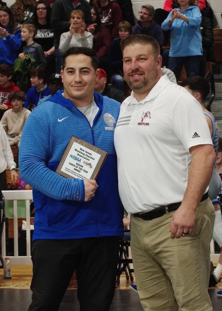 Congratulations to our very own Head Wrestling Coach Sean Romano who was voted the Region 3 Coach of the Year! He led the Chiefs to a State Title and an amazing 21st ranking in the state.
