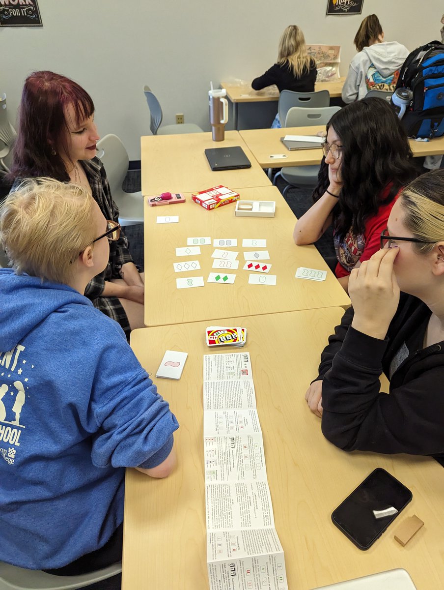 Jeffco_ATS's tweet image. 📷 This week our ATS ECE class dove into the fascinating realm of cognitive development! They engaged in an array of thought-provoking games, exploring the intricate interplay of focus, strategy, and mindset. 📷 #CognitiveDevelopment #MindsetMatters #ECEducation 📷
