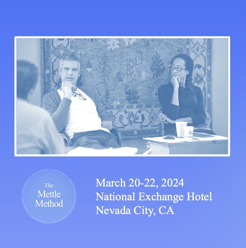 Join me for @Mettle_Health's first curriculum offering. This training is meant for humans who want to explore loss, suffering and relational dynamics, among many other topics: mettlehealth.com/curriculum Spots are limited-Register: rb.gy/tw7wzx