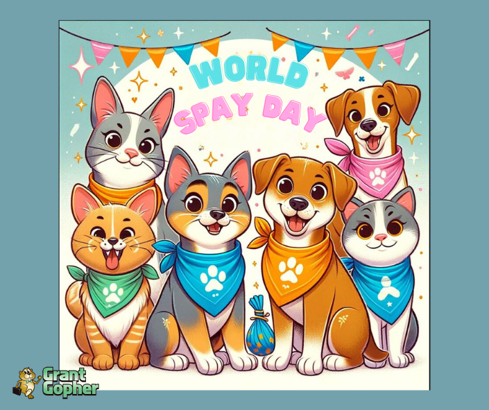 Happy World Spay Day, Animal Welfare Champions! 
We're sharing a handy Sample Letter of Inquiry template for snip grants today (2/27). 
😺You can download it here: grantgopher.com/Resource-Center.