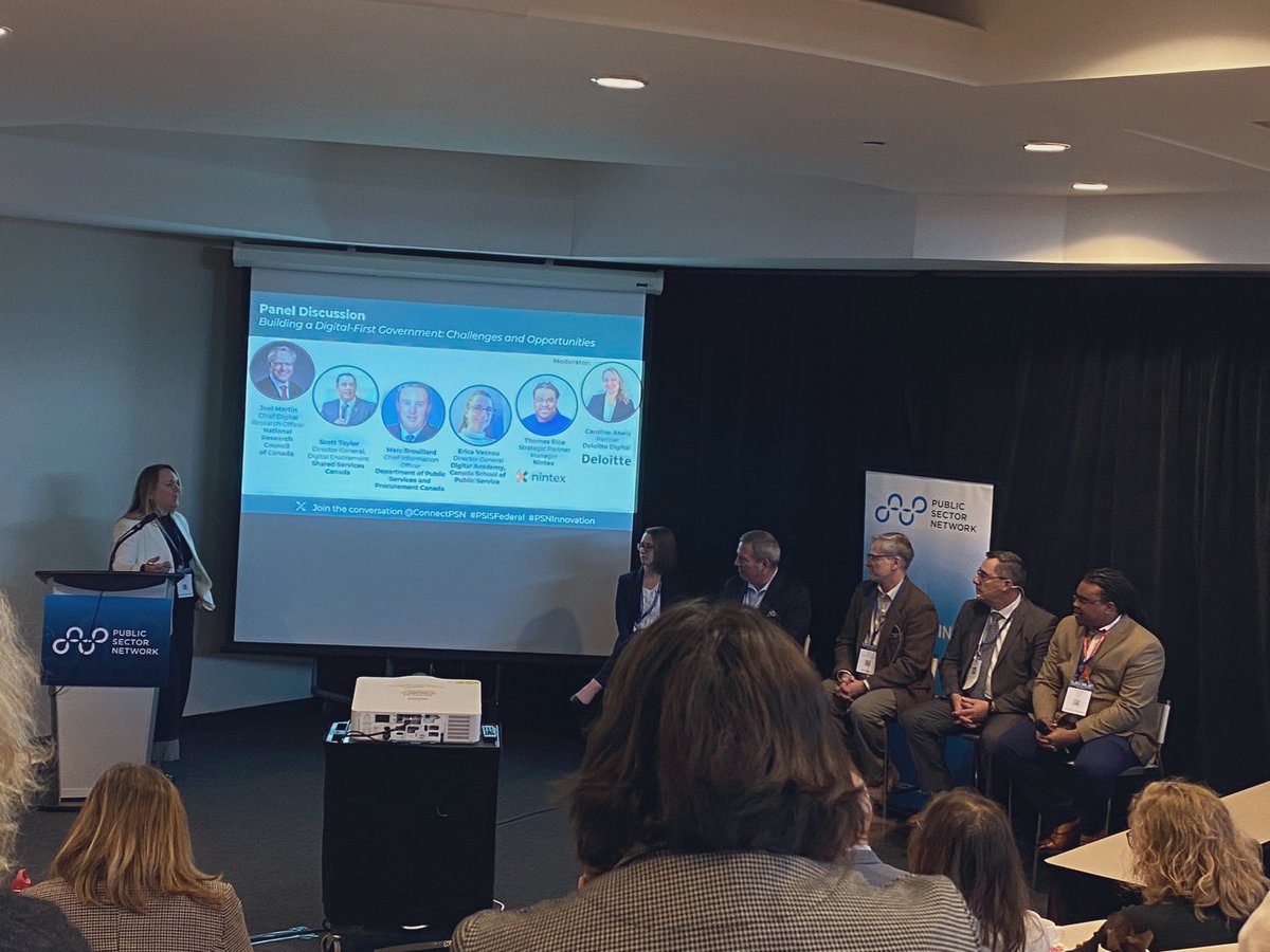 A great panel re challenges and opportunities in building a digital-1st gov.

“We’re good at the urgent, the reaction, but we need to keep that going - an emergency is a glaring outcome (easy to row in the same direction), this is critical to how we innovate but less obvious.”