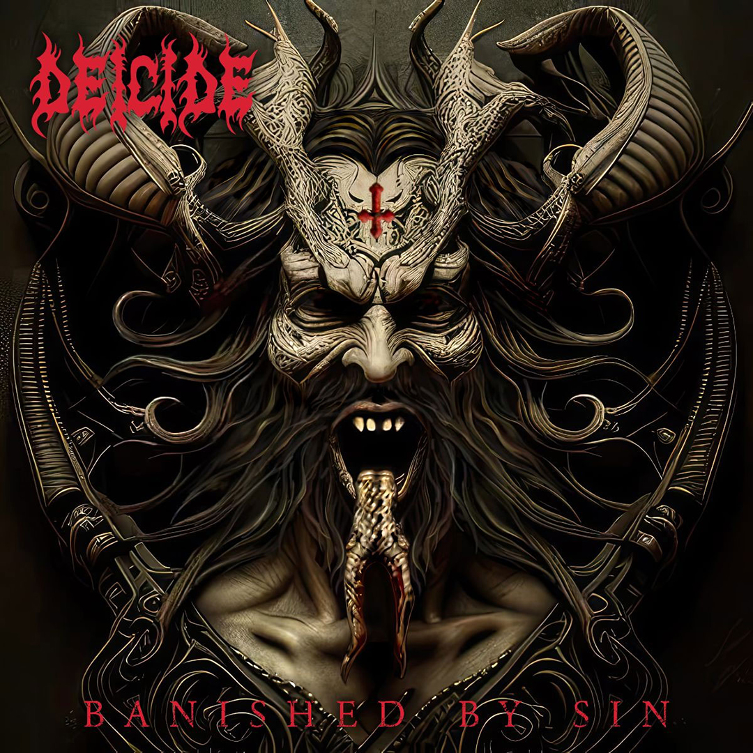 ► NEW ALBUM • #DEICIDE

“Banished By Sin” looms on the horizon, ready to cement @DeicideBand's legacy. Out April 26th, 2024 via #ReigningPhoenixMusic
Pre-order here: deicide.rpm.link/banishedbysin
Watch the video for 'Sever The Tongue' here: youtube.com/watch?v=UT3enm…