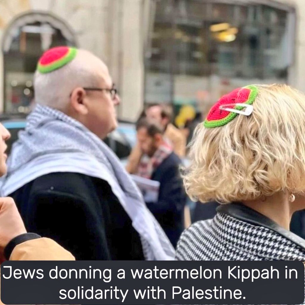 Jewish people in solidarity with Palestine 🇵🇸 🍉