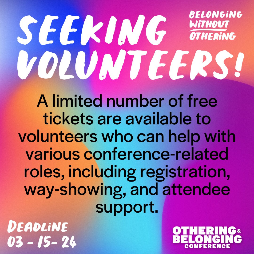 We offer limited free tickets to individuals willing to volunteer and assist with various conference-related tasks such as registration, way-showing, and attendee support at #OBCONF24. The deadline to apply for these free tickets is March 15, 2024. Those who are accepted as…