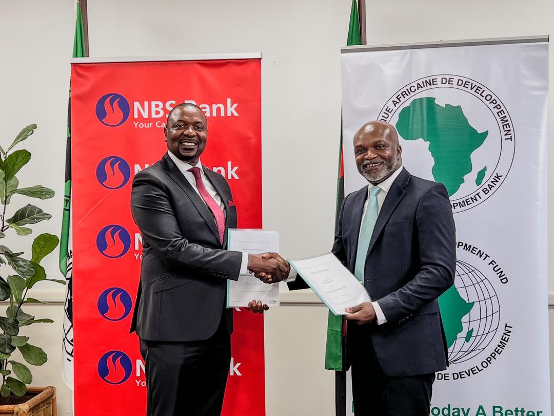 1/2 NBS Bank proudly announces the signing of a transformative agreement with the African Development Bank (AfDB). This $7 million transaction guarantee will bolster our mission to provide innovative financial solutions to SMEs across Malawi, aligning with the nation's MW2063