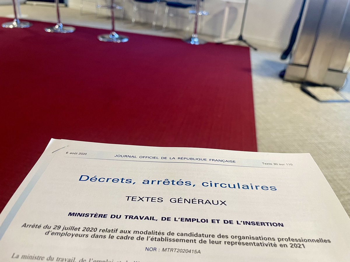[Atelier <a href="/cedap_assopro/">Cedap</a> ]

Merci à <a href="/FIDAL_avocats/">Fidal</a> pour cette présentation de la prochaine mesure de la représentativité patronale en présence de la DGT.

Sujet important pour notre syndicat <a href="/Untec_org/">Untec</a> 

#travail #patronale #représentativité