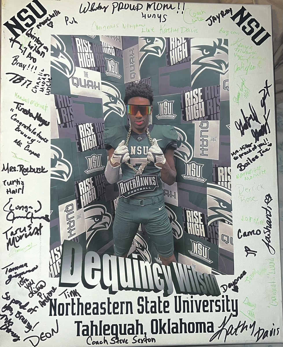 Accomplished Something That Been A Dream Since A Kid, Proud Parents , Proud Teachers, Proud Coaches, & Proud Family🤞🏽. As I Continue To The Next Step I Promise To Succeed In Whatever Way Possible! #AGTG #SIGNED #NSU