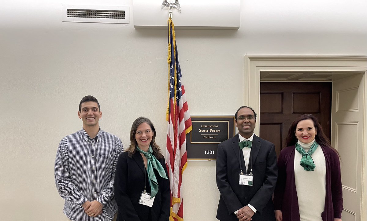 Thank you ⁦@RepScottPeters⁩ Dillon Cooke for your support of #NOH24 issues, reform #Medicare Physician Payment System, addressing Barriers to Care, #Research funding #Neurology #AANAdvocacy ⁦@AANmember⁩ ⁦@WNGtweets⁩ ⁦@AHDAorg⁩ ⁦@miles4migraine⁩
