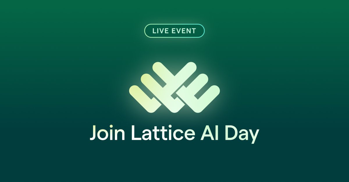Imagine a people platform, built for the age of AI 👀

Soon you won’t have to. 

Join Lattice on March 5 for a special announcement on LinkedInLive 👉  bit.ly/3wxv5Eb