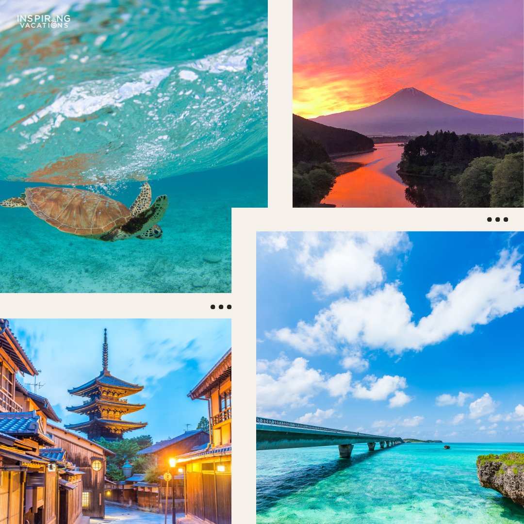 📸Journey through the heart of Japan and the serene Okinawa Islands from $4,799pp. Discover the fusion of ancient traditions and modern wonders in this 18-day exploration. 🗾 inspiringvacations.pulse.ly/uoklr0bqbp