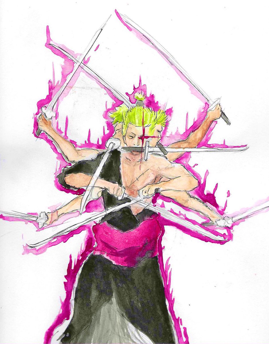 freeguapoo's tweet photo. Quick lil Zoro sketch https://t.co/l4K1qftKI0
