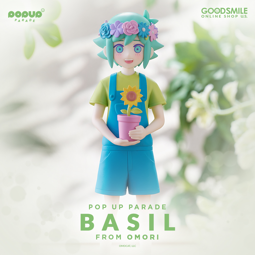 POP UP PARADE BASIL from OMORI is available for preorder from GOODSMILE ONLINE SHOP US! Get your headspace right and save a space on your shelf next to your favorite plant for him! Shop: s.goodsmile.link/h08 #OMORI #Goodsmile