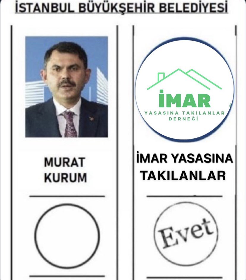 ❌#İmarAffı Değil
İmarsız yada Tadilat Ruhsatı Alamayıp,Elzem Durumdan Yapılan
💢İdari ve Cezai Yaptırıma Uğramış
✅Yapı Denetimine Tabi Olmayan #deprem de Hayati Riski Olmayan Basit Mühendislik Yapı Ve Eklentilere
#YapıKayıtTorbaya
<a href="/RTErdogan/">Recep Tayyip Erdoğan</a> <a href="/Akparti/">AK Parti</a>